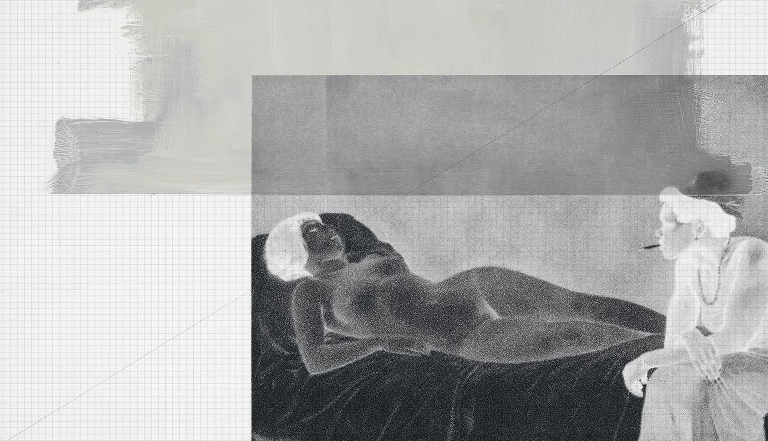 Collage Woman Vallonton